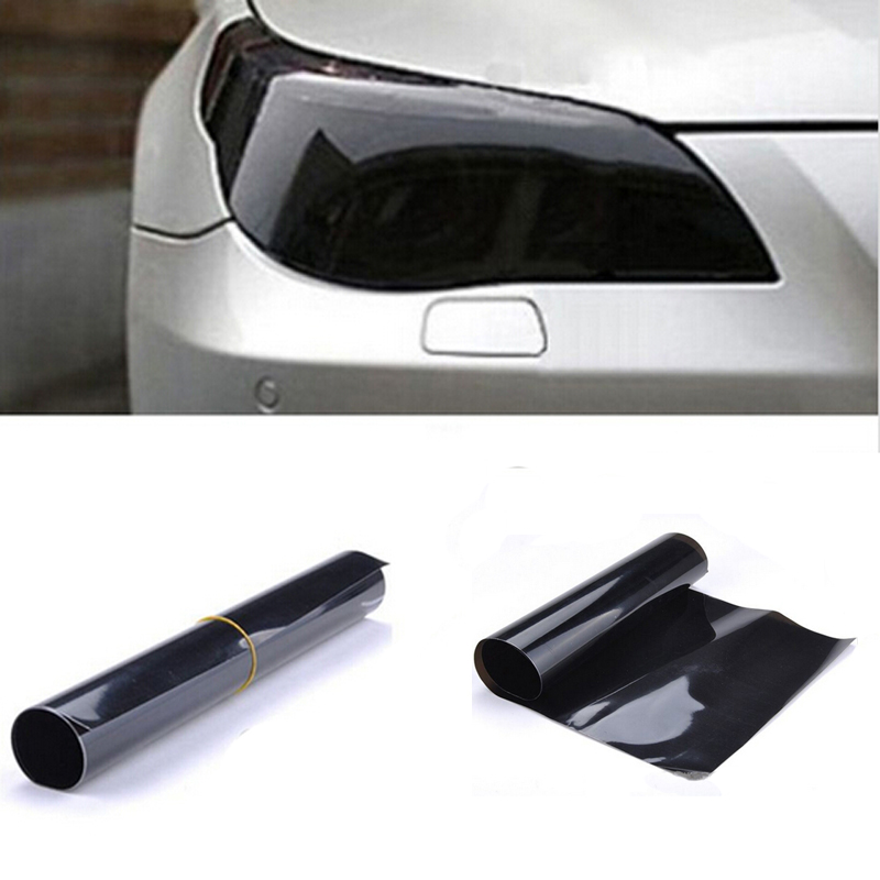 Glitter Vinyl Roll - Headlamp tail Light color matte Black