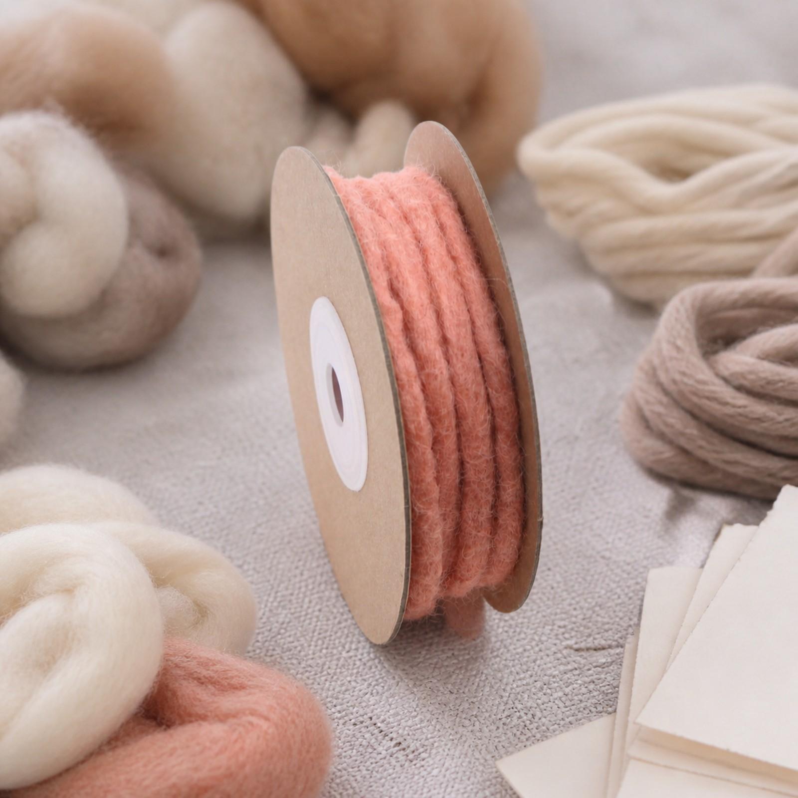 Cord Trim Twisted - Ruban en feutre de laine pure,