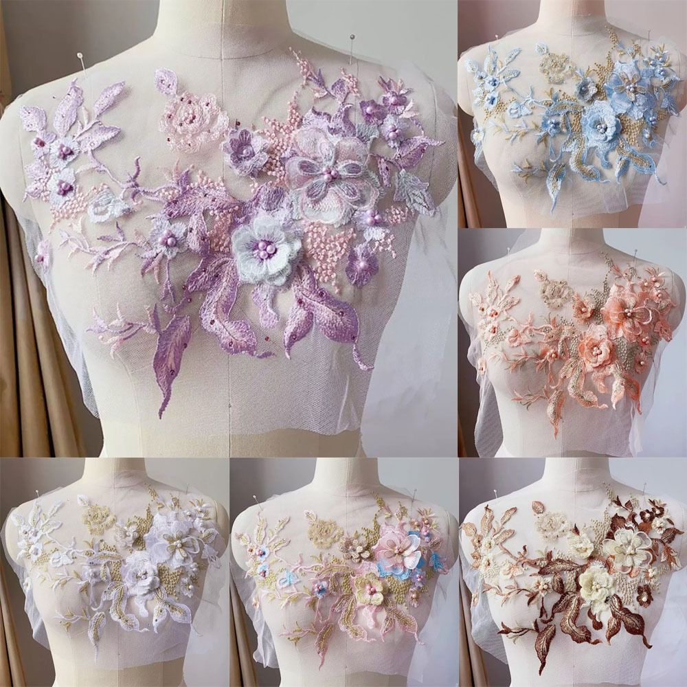 Applique Patch Flower - Appliques de couture élégantes et colorées