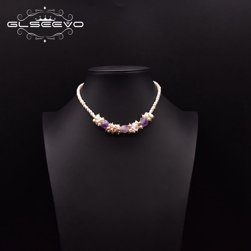 GLSEEVO – collier court en per - Pearl Trim Chain avis et prix