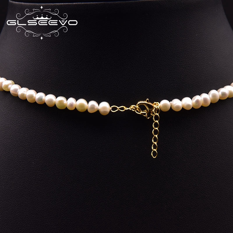 GLSEEVO – collier court en per - Pearl Trim Chain avis et prix