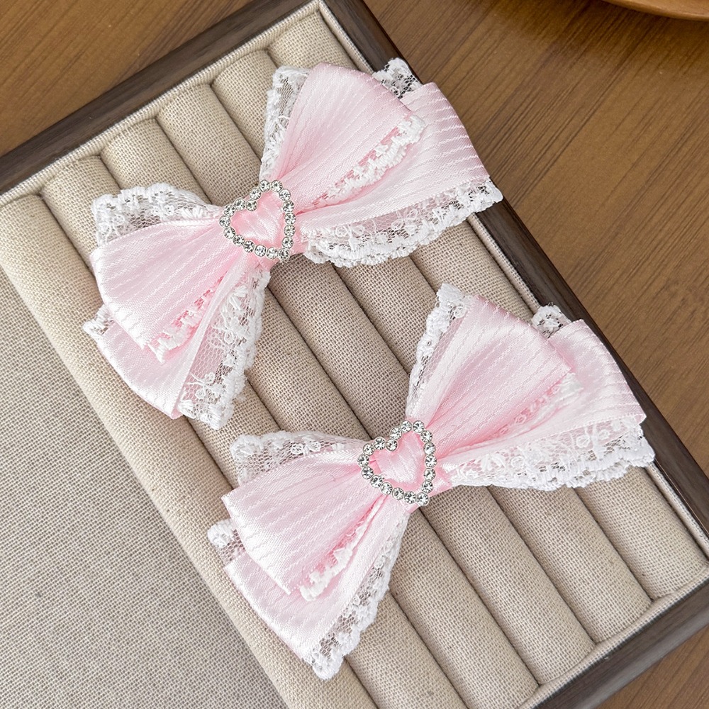 1 paire de pinces à cheveux av - Lace Ribbon Trim avis et prix