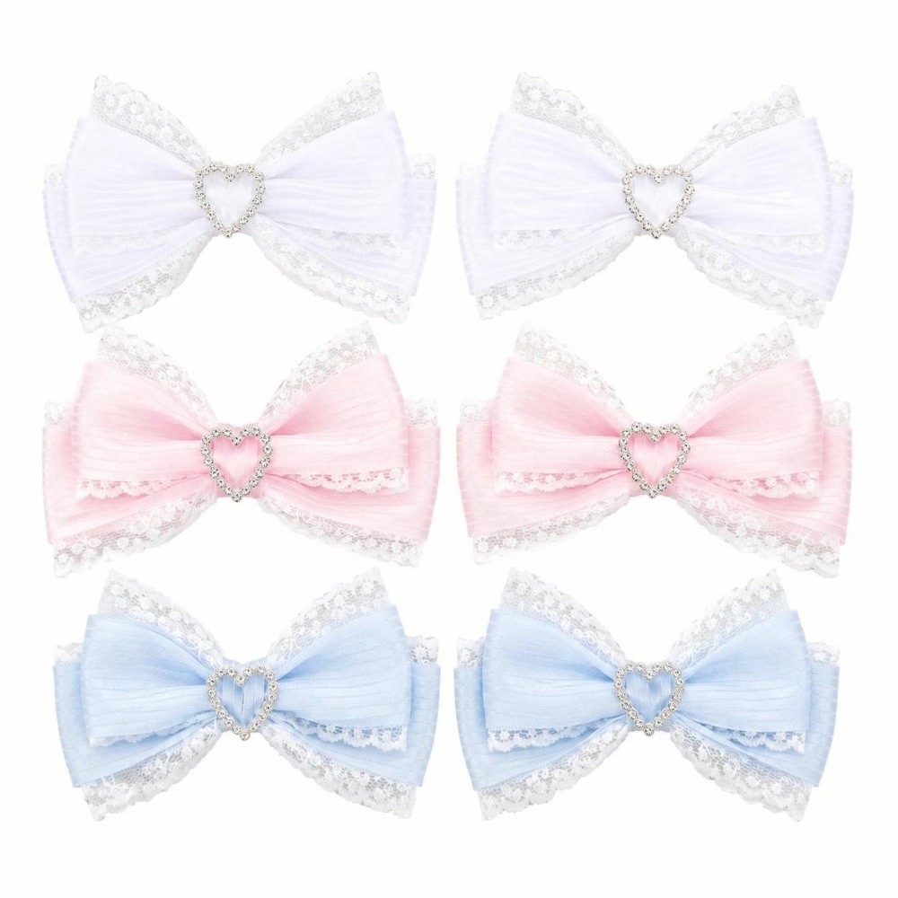 1 paire de pinces à cheveux av - Lace Ribbon Trim avis et prix