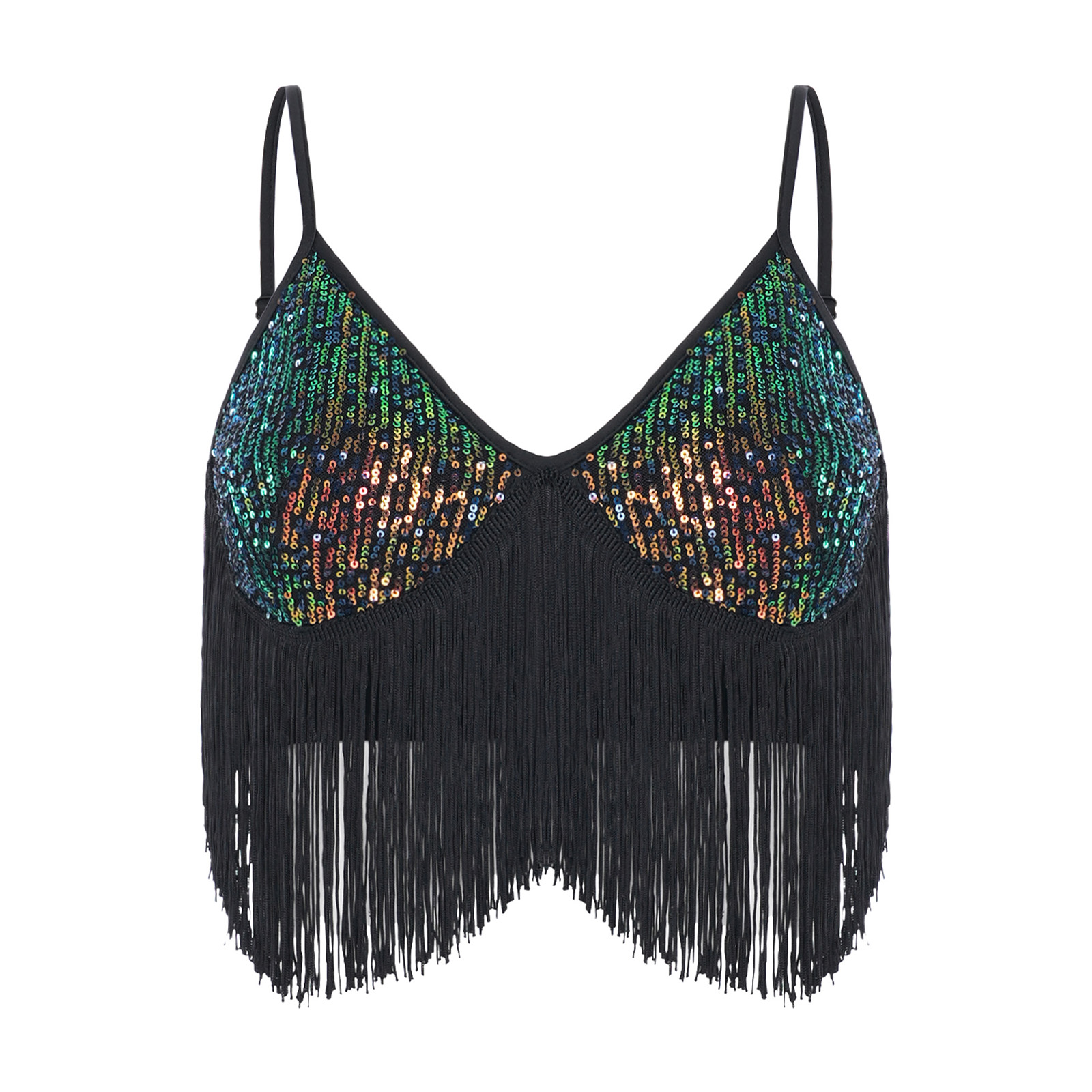 Haut court à paillettes scinti - Tassel Fringe Trim avis et prix