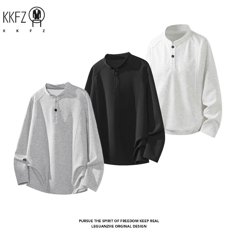 Pull Henley à manches raglan p - Embellish Knit avis et prix