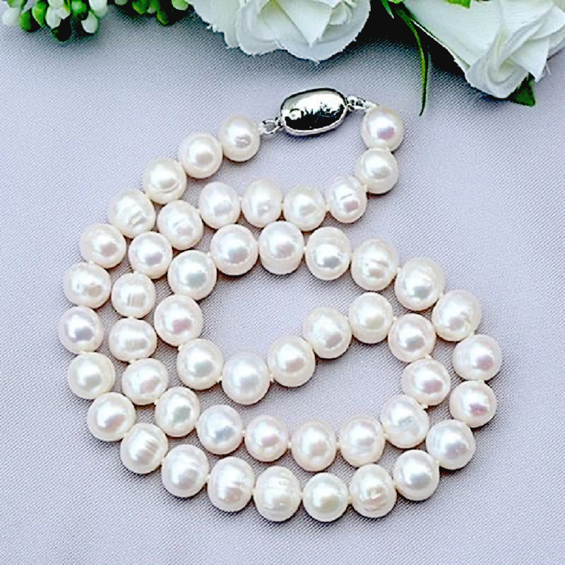Collier ras du cou en argent S - Pearl Trim Chain avis et prix