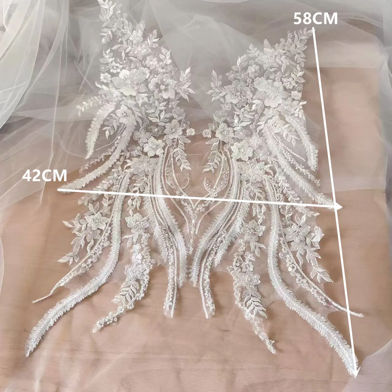 Nouveau perlé paillettes dente - Applique Patch Flower avis et prix