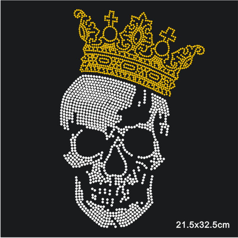 Patch tête de mort pour vêteme - Hotfix Rhinestone Sheet avis et prix