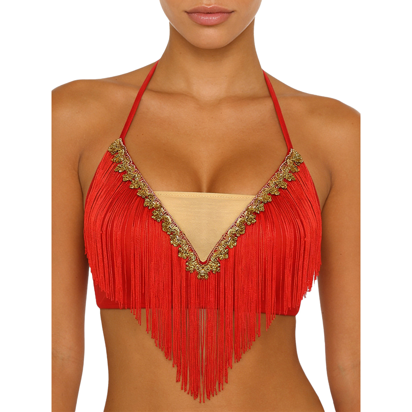 Top court à lacets et franges  - Tassel Fringe Trim avis et prix